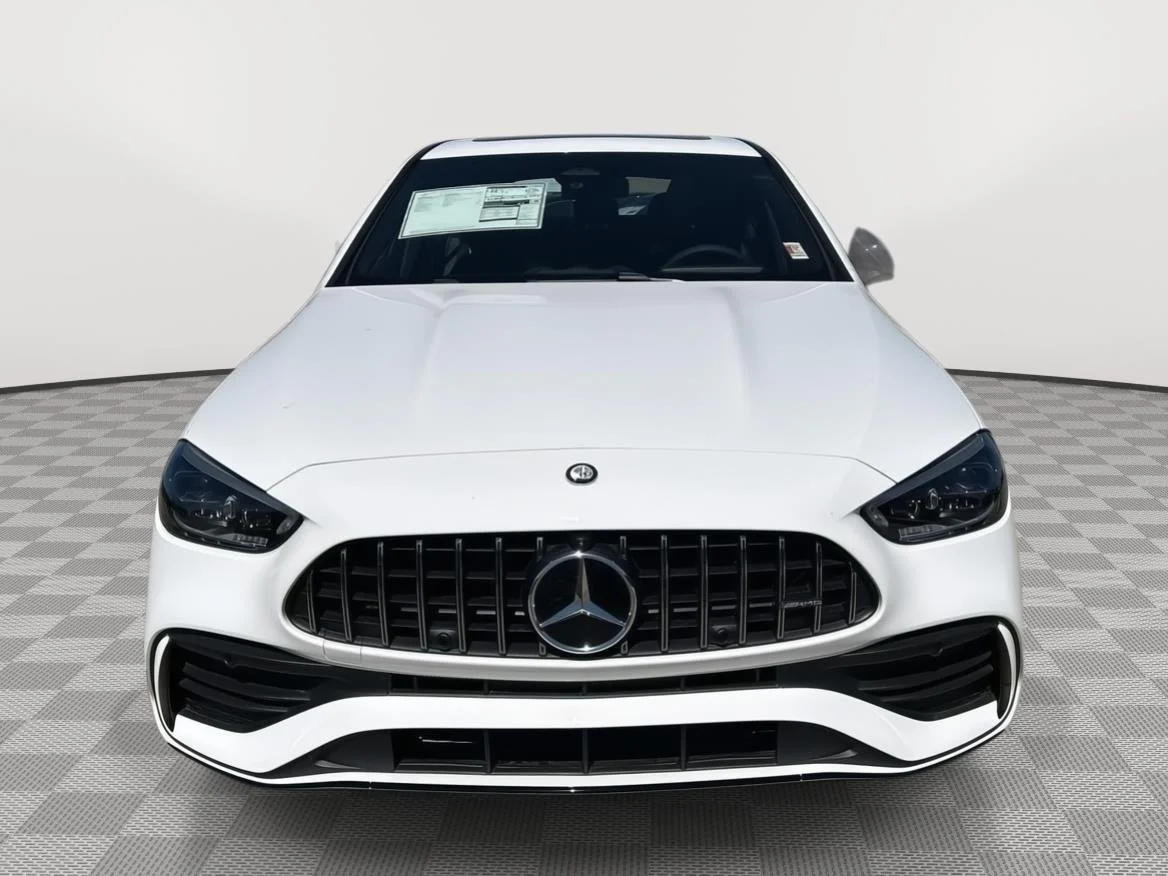 New 2026 Polar White Mercedes-Benz AMG® C 43 4MATIC® Sedan image 8
