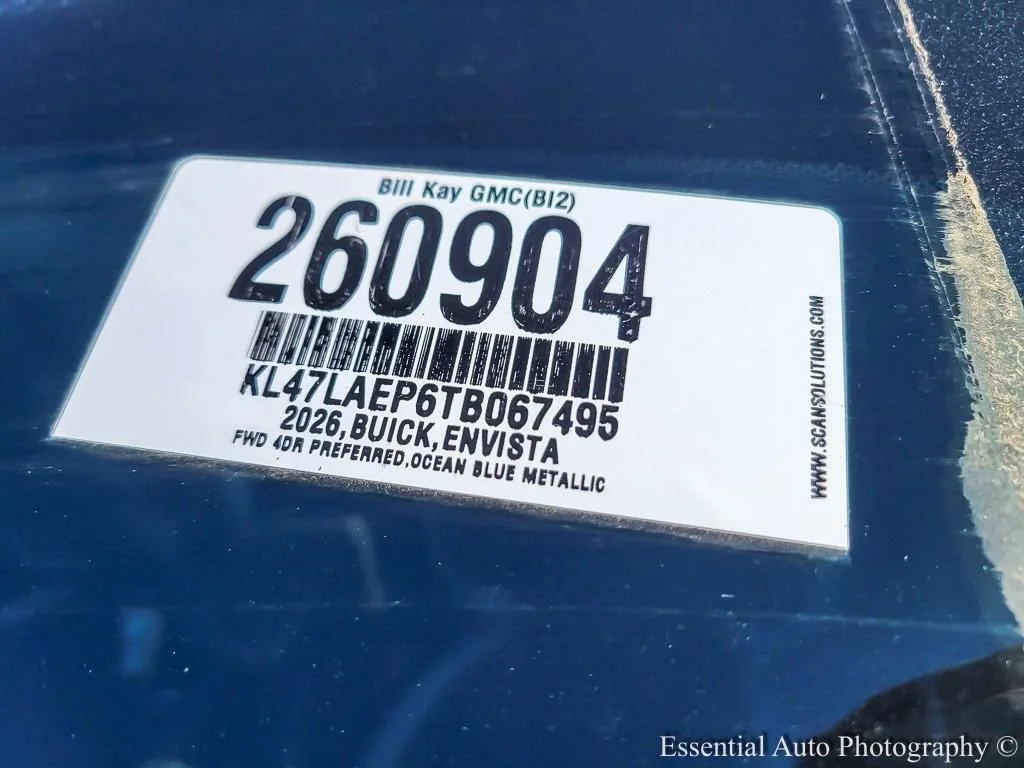 New 2026 Ocean Blue Metallic Buick Preferred image 22