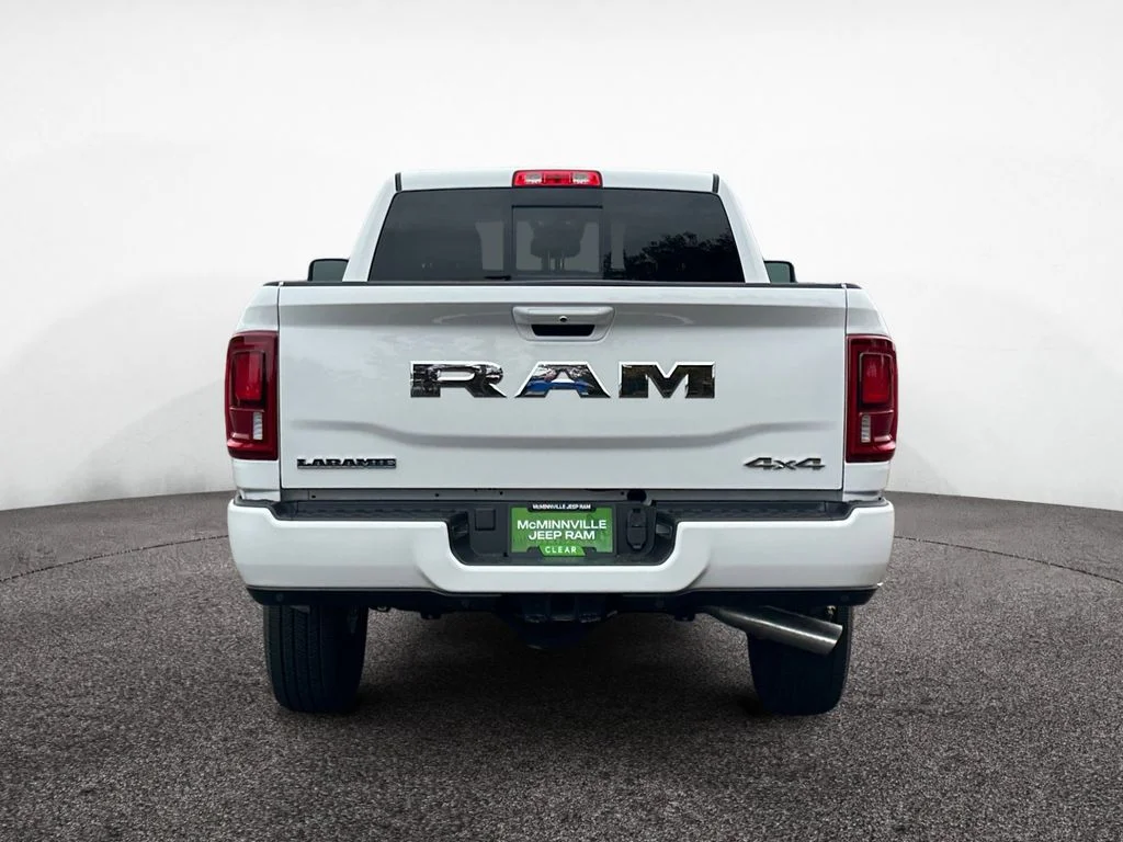 New 2026 Bright White Clear-Coat Exterior Paint RAM Laramie image 4