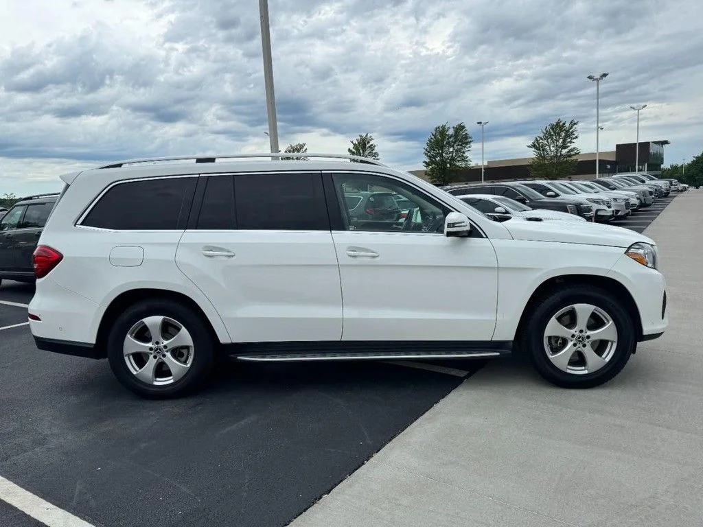 Used 2017 designo Diamond White Metallic Mercedes-Benz GLS 450 image 2