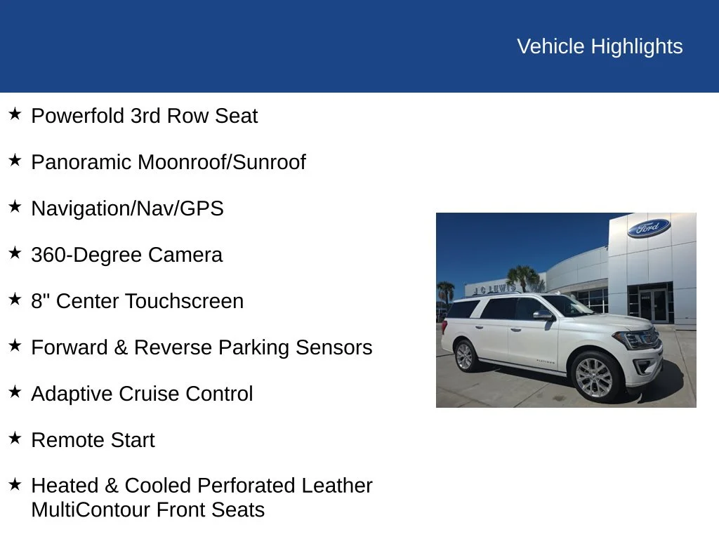 Used 2018 White Ford Platinum image 21