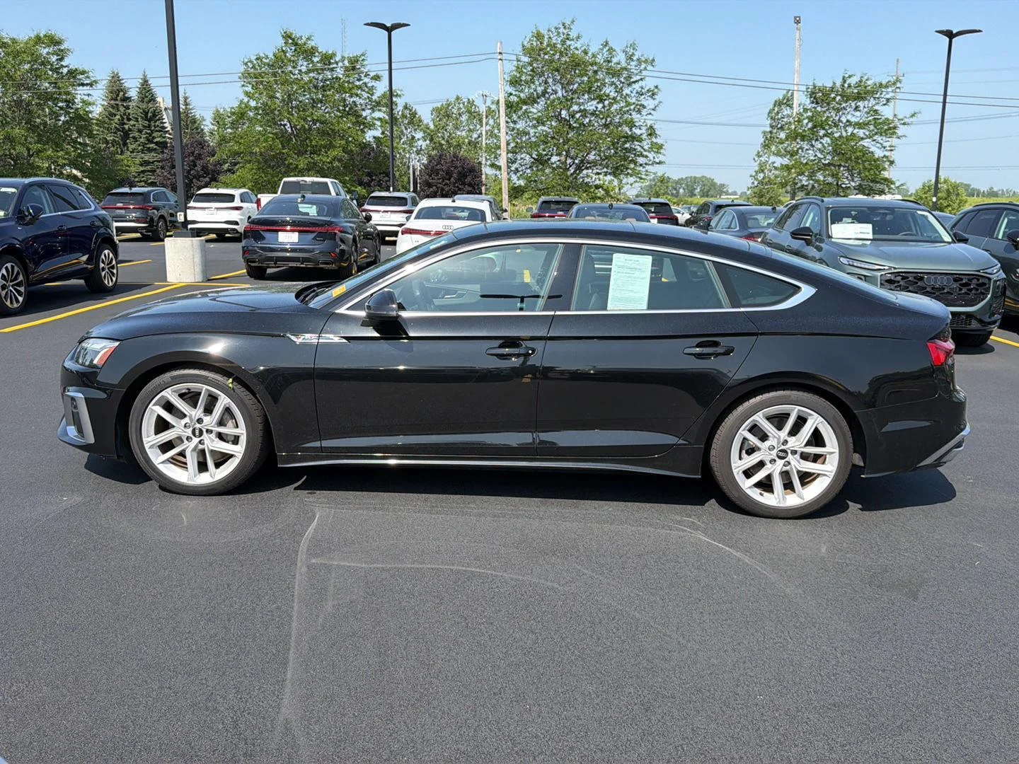 Used 2023 Mythos Black Metallic Audi S line Premium image 2