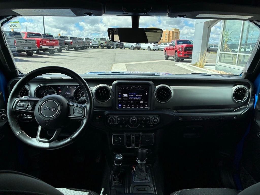 Used 2021 Blue Jeep Unlimited Sport S image 14