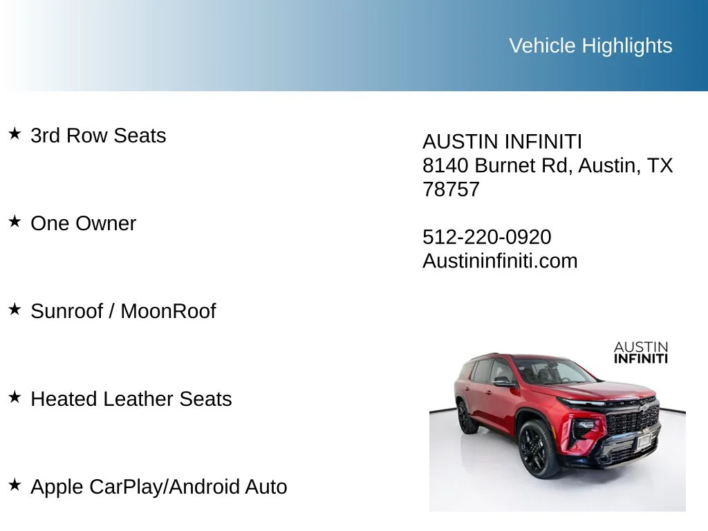 Used 2026 Red Chevrolet RS image 10