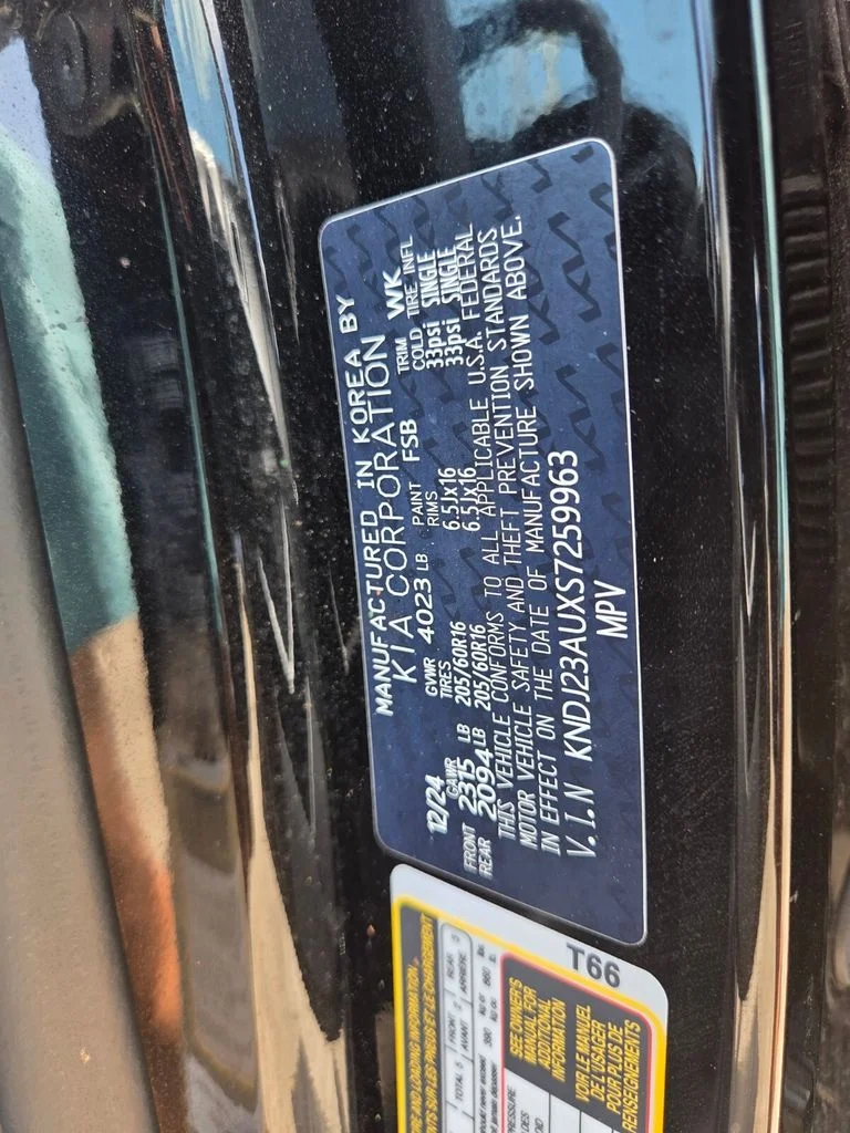 Used 2025 Black Kia LX image 32