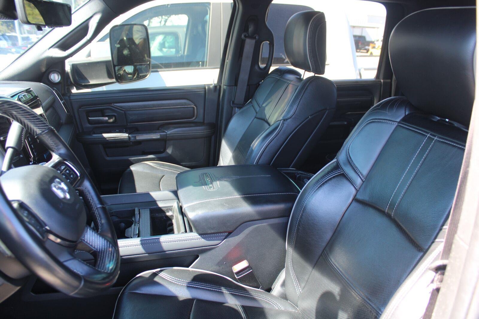 Used 2021 Diamond Black Crystal Pearlcoat Ram Limited image 8