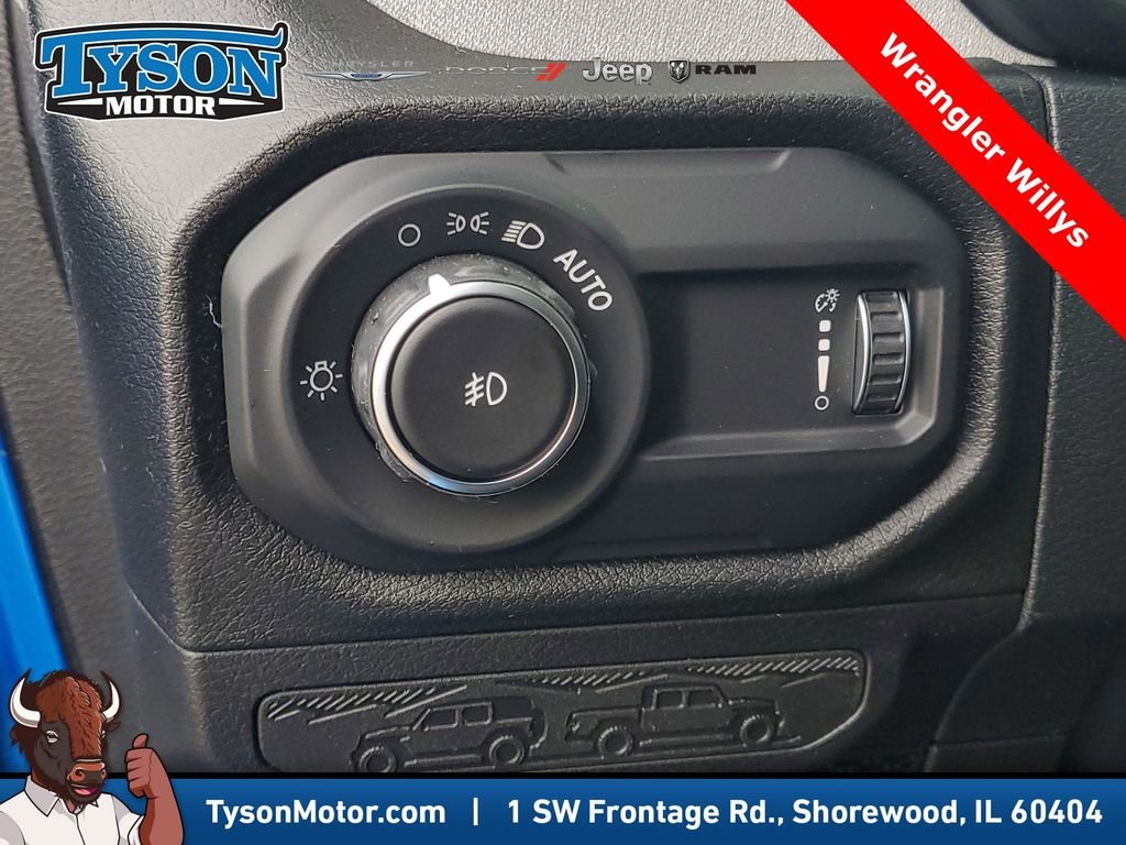 New 2026 Hydro Blue Pearl-Coat Exterior Paint Jeep Willys image 19