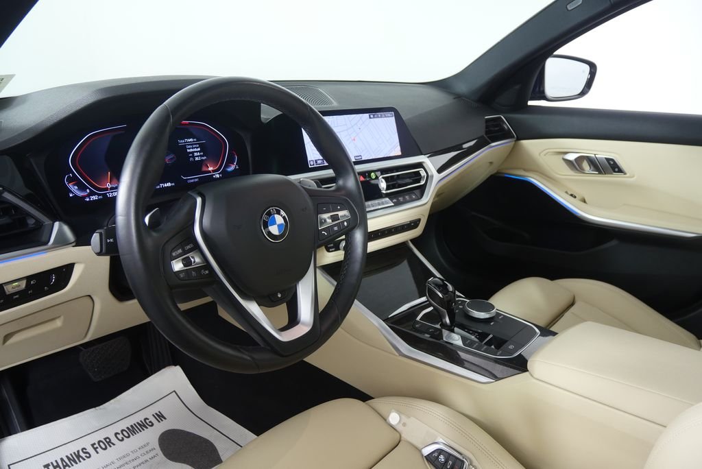 Used 2020 Mediterranean Blue Metallic BMW 330i xDrive image 12