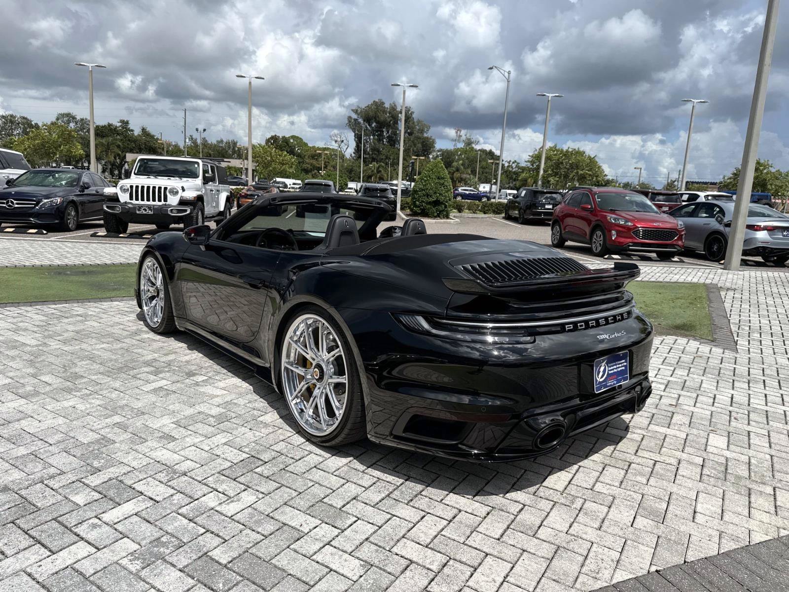 Used 2025 Black Porsche Turbo image 4