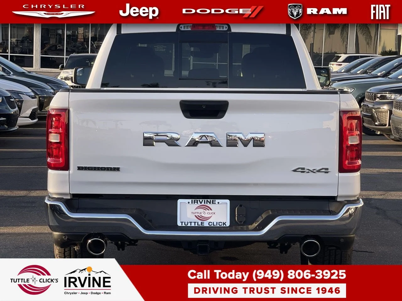 New 2026 Bright White Clear-Coat Exterior Paint RAM Big Horn image 11