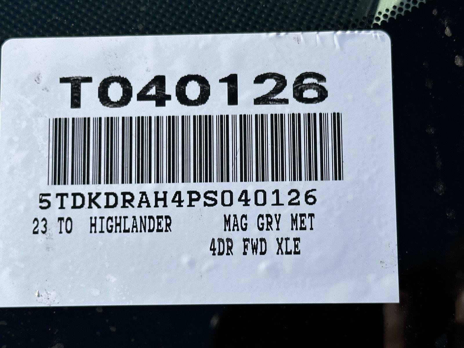 Used 2023 Magnetic Gray Metallic Toyota XLE image 15