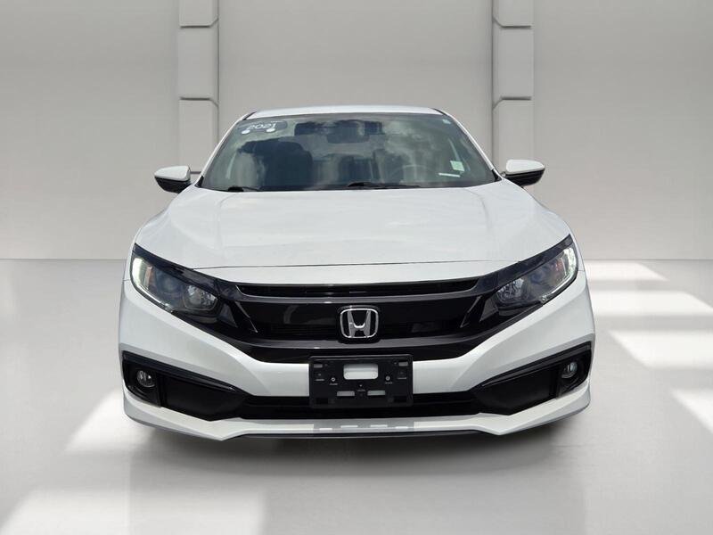 Used 2021 Platinum White Pearl Honda SPORT CVT image 8