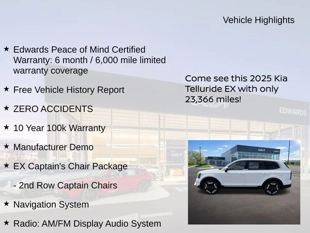 Used 2025 White Kia EX image 10
