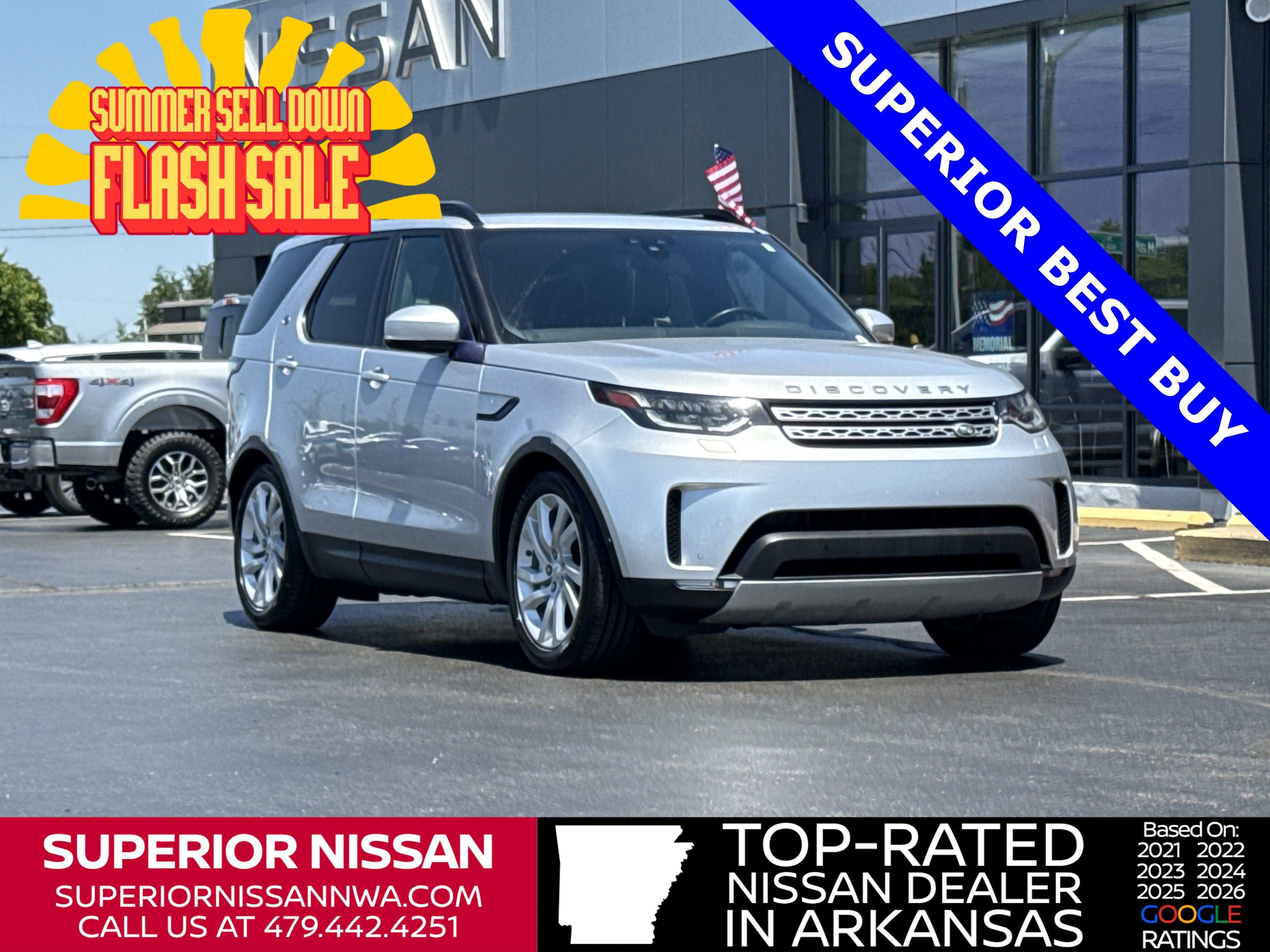 Used 2020 Indus Silver Metallic Land Rover HSE 4WD image 1