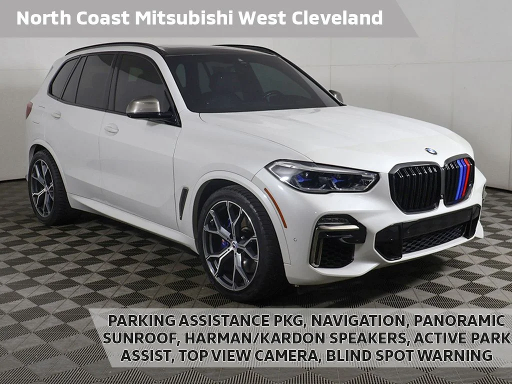 Used 2021 White BMW M50i image 1