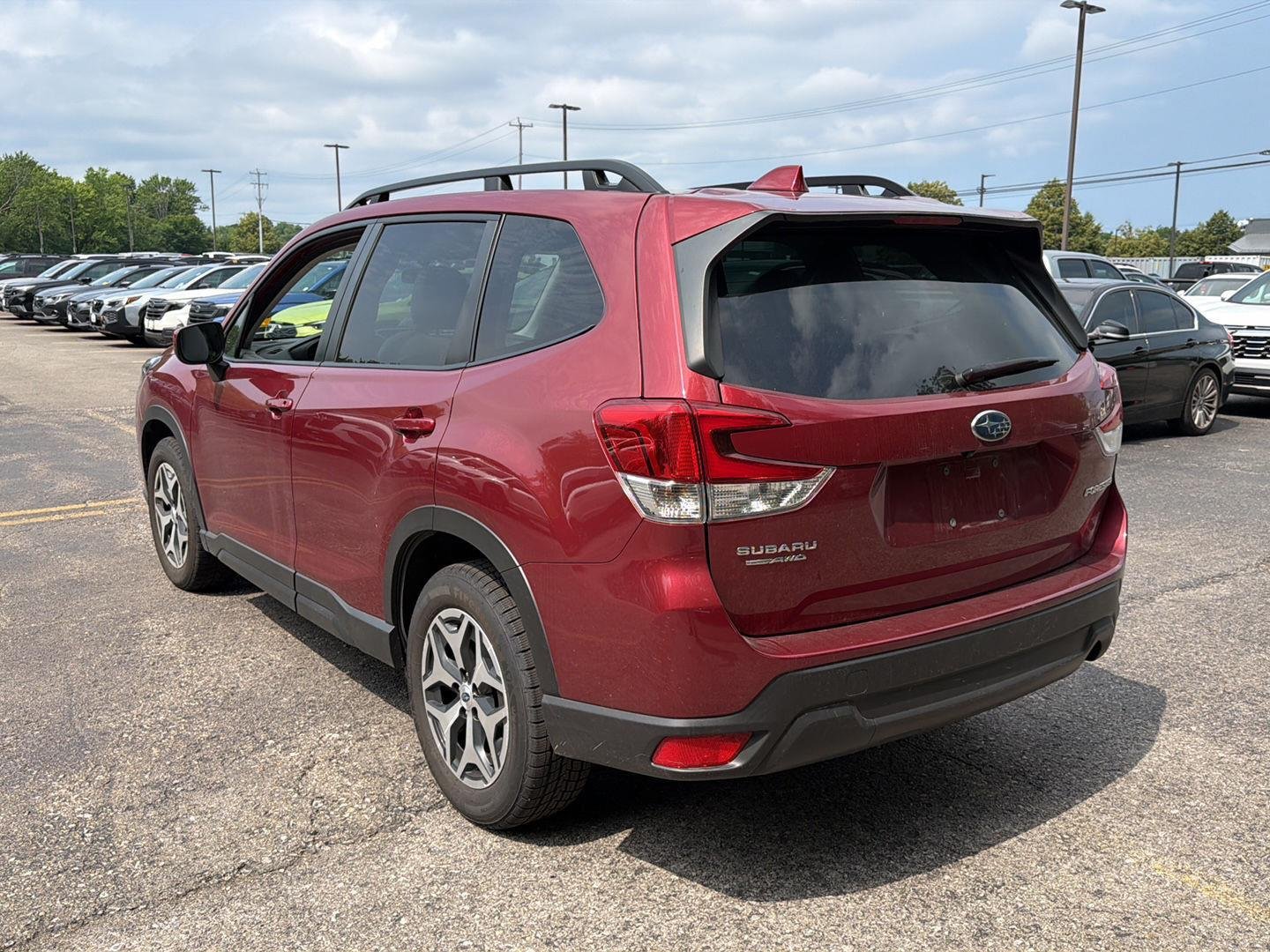 Used 2023 Crimson Red Pearl Subaru Premium image 10