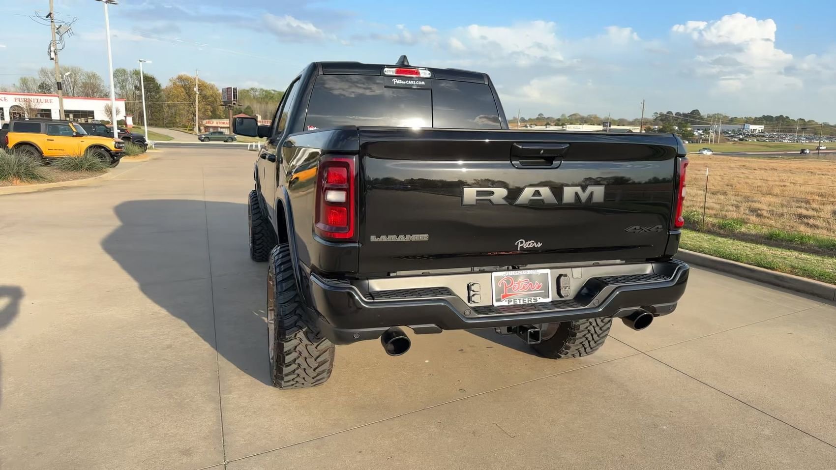 New 2026 Diamond Black Crystal Pearlcoat Ram Laramie image 6