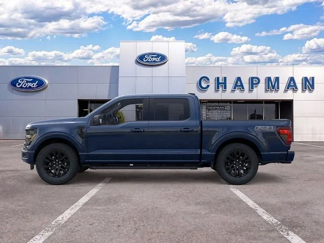 New 2026 Antimatter Blue Metallic Ford XLT image 3