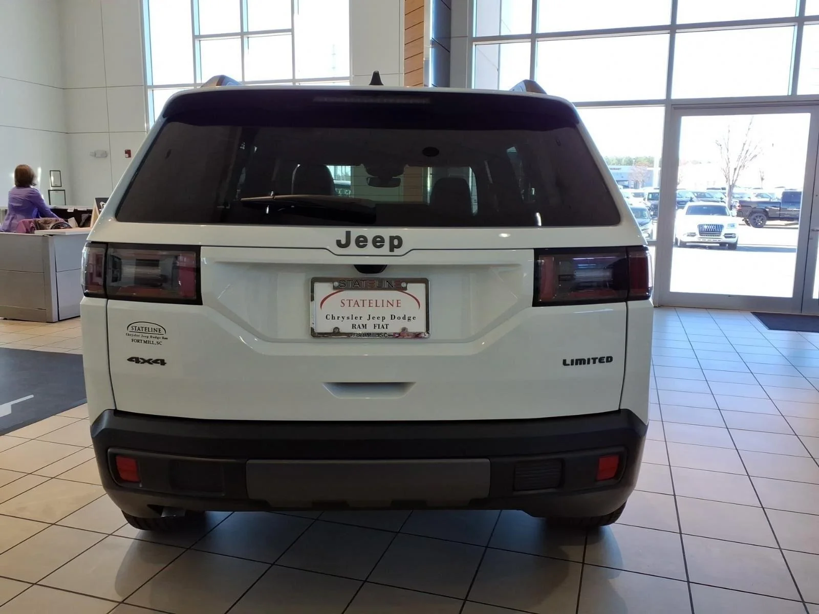 New 2026 Bright White Clear-Coat Exterior Paint Jeep Limited image 7