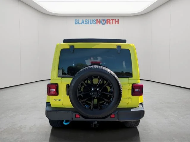 Used 2023 Yellow Jeep Sahara 4xe image 6