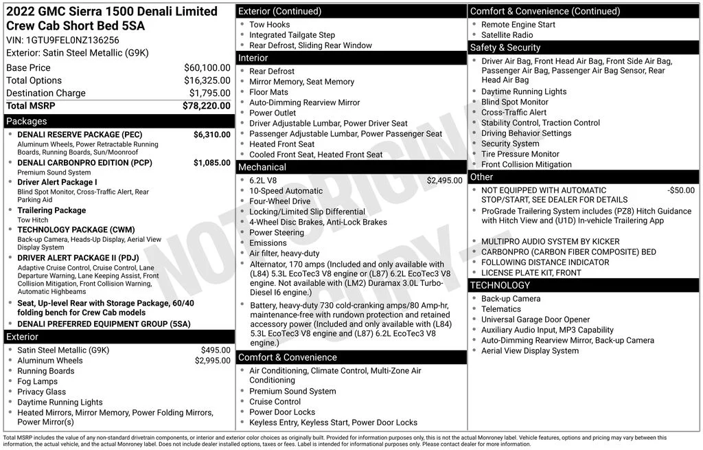 Used 2022 Gray GMC Denali image 37