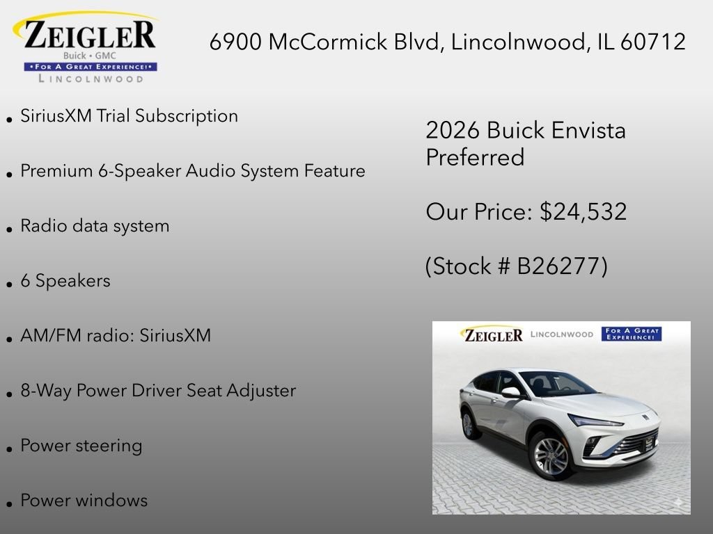 New 2026 Summit White Buick Preferred image 12