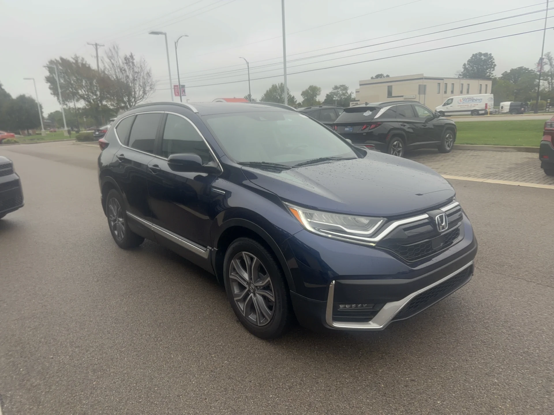 Used 2021 Obsidian Blue Pearl Honda Touring image 1