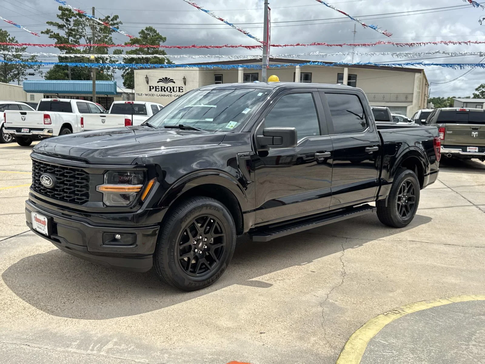 Used 2024 Agate Black Metallic Ford STX image 3
