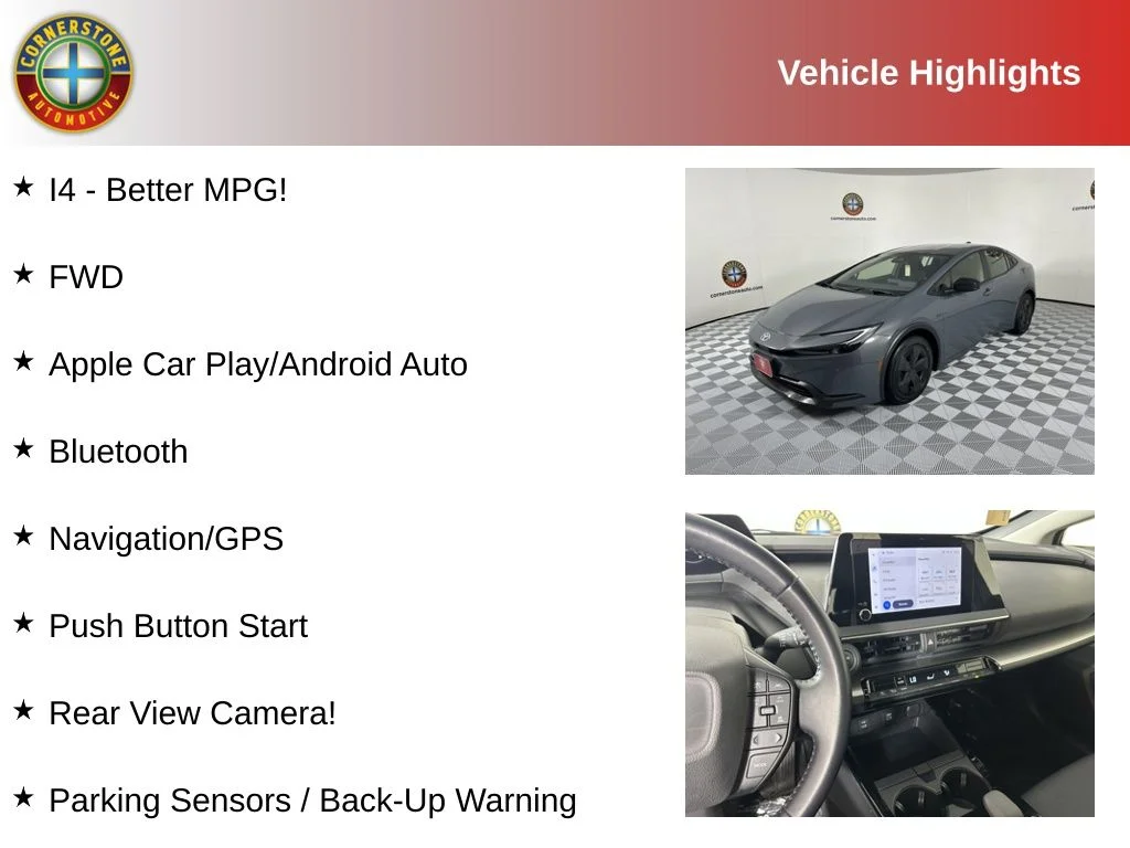 Used 2025 Toyota Prius LE with VIN JTDACAAU5S3057136 for sale in Elk River, Minnesota