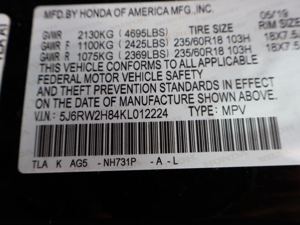 Used 2019  Honda EX-L image 34