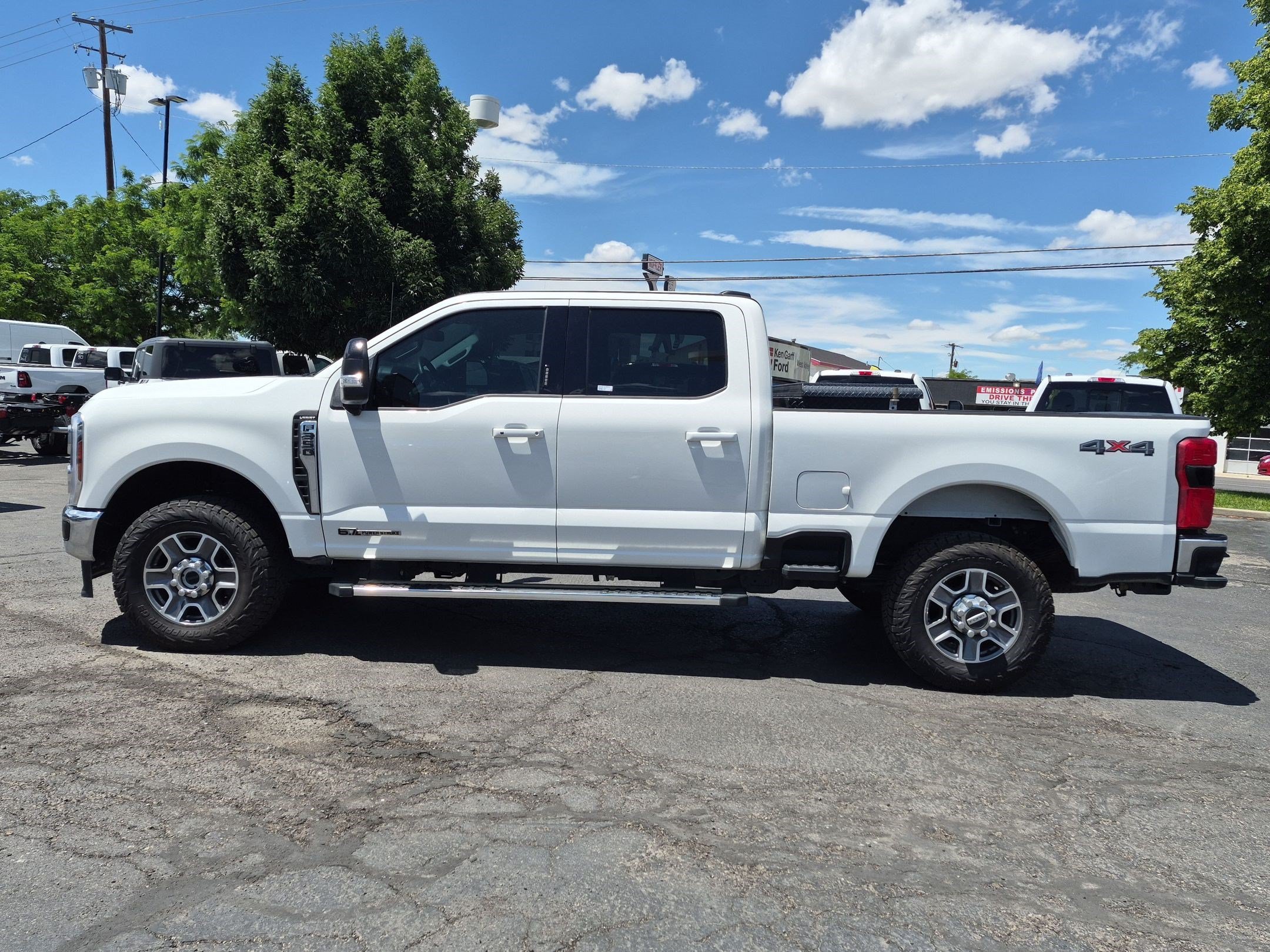 Used 2024 White Metallic Ford LARIAT image 7