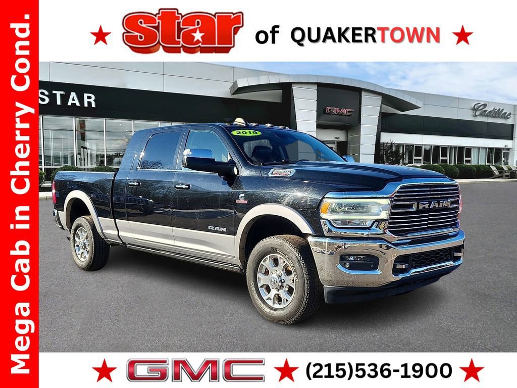 Black 2019 RAM 2500 Laramie Mega Cab 4WD Pickup Truck Four-Wheel Drive