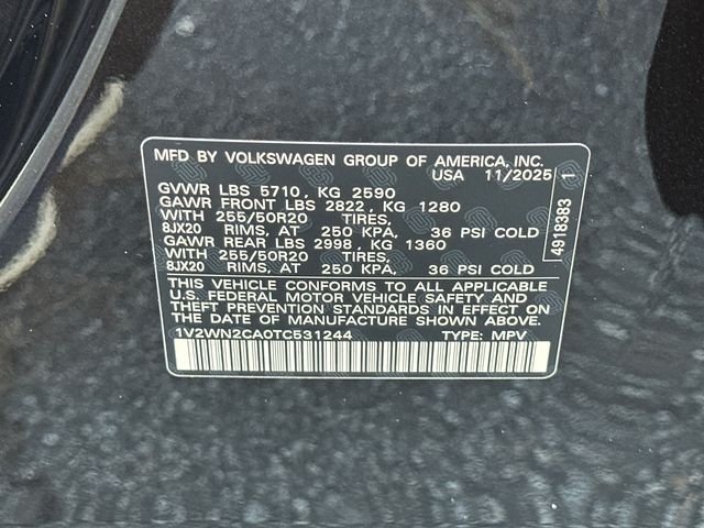 New 2026 Deep Black Pearl Volkswagen 2.0T SE W/TECHNOLOGY image 35