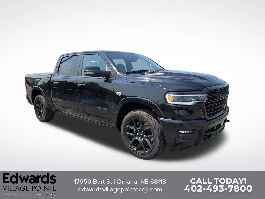 New 2026 Diamond Black Crystal Pearl-Coat Exterior Paint RAM Limited image 1
