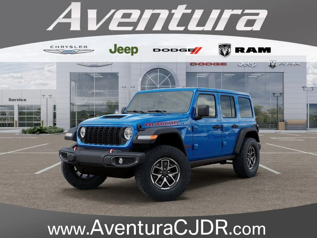 New 2026 Hydro Blue Pearlcoat Jeep Rubicon image 1