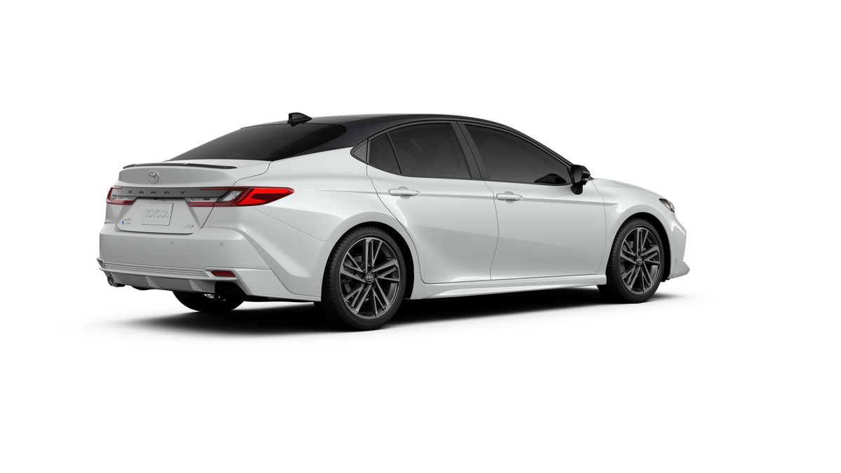 New 2026 Wind Chill Pearl with Midnight Black Metallic roof Toyota XSE image 11