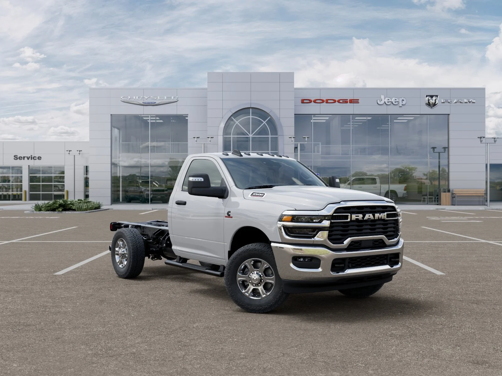 New 2026 Bright White Clear-Coat Exterior Paint RAM Tradesman image 33