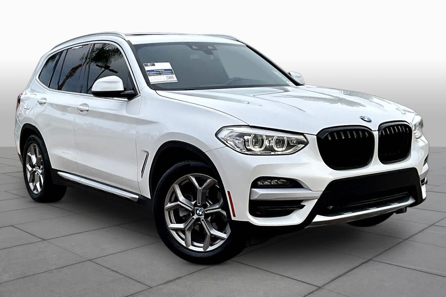 Used 2021 BMW X3 30i with VIN 5UXTY3C06M9F07040 for sale in Newport Beach, CA