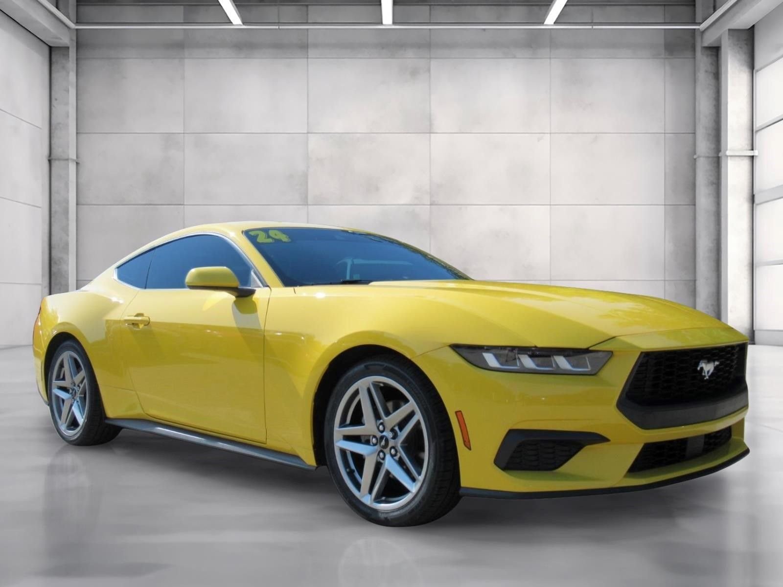 Used 2024 Yellow Ford EcoBoost Premium image 1