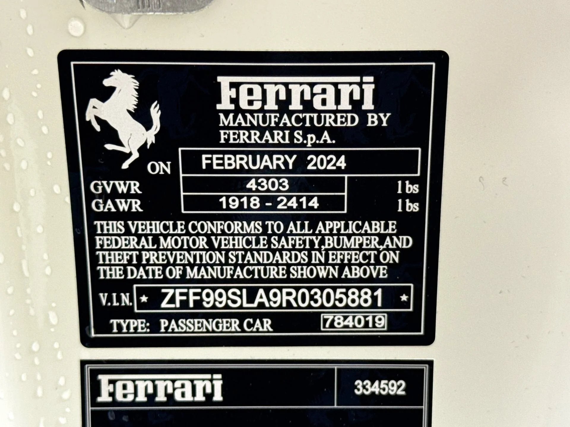 Certified Used 2024 Bianco Avus Ferrari Base image 27