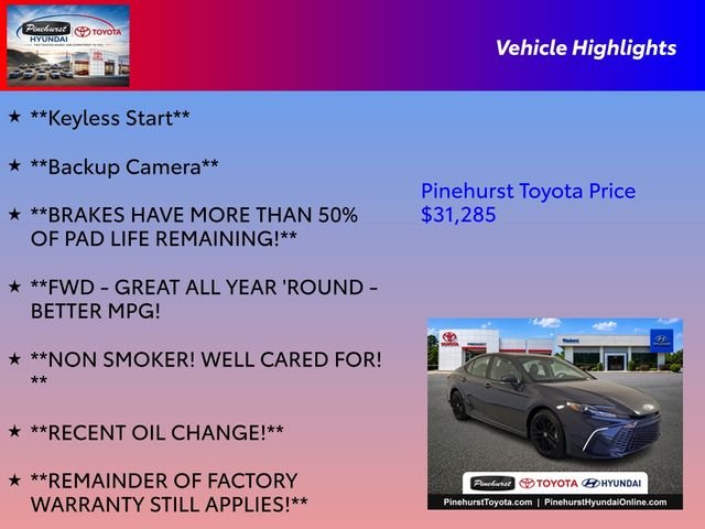 Used 2025 Gray Toyota SE image 31