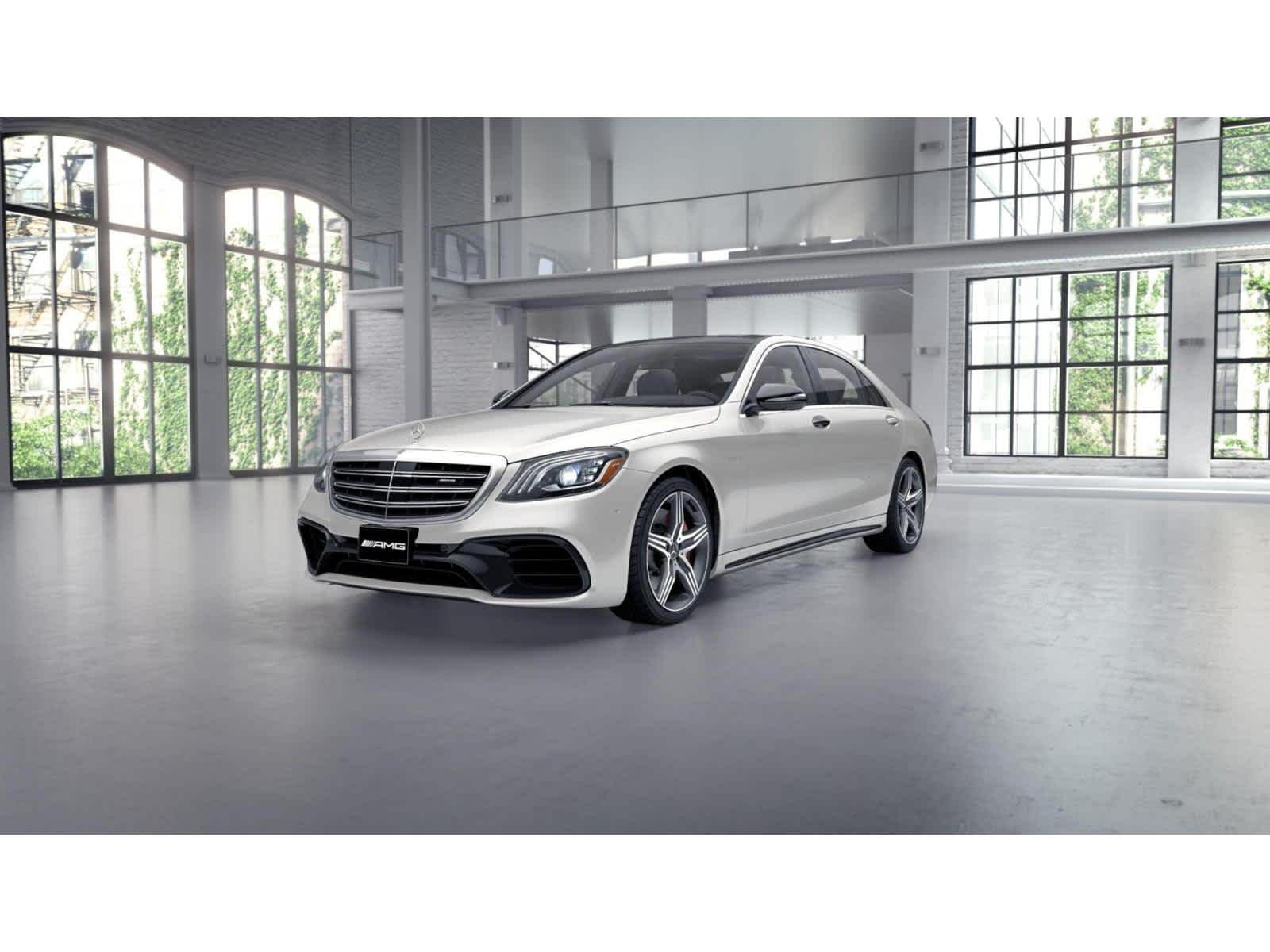 Used 2019 designo Diamond White Mercedes-Benz AMG® S 63 image 40