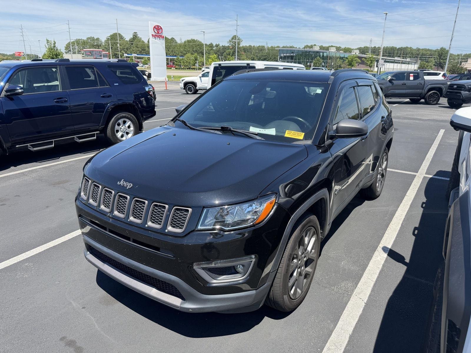 Used 2021 Diamond Black Crystal Pearlcoat Jeep 80th Anniversary image 14