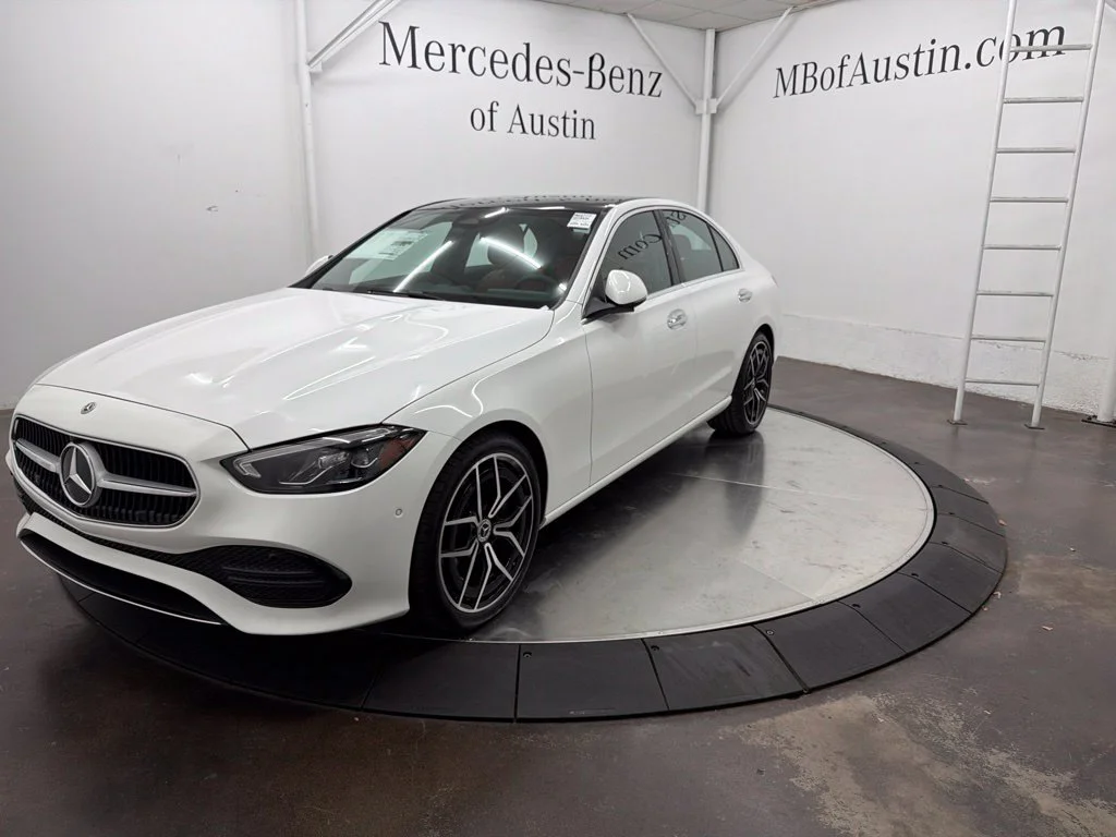 New 2027 White Mercedes-Benz C 300 image 3