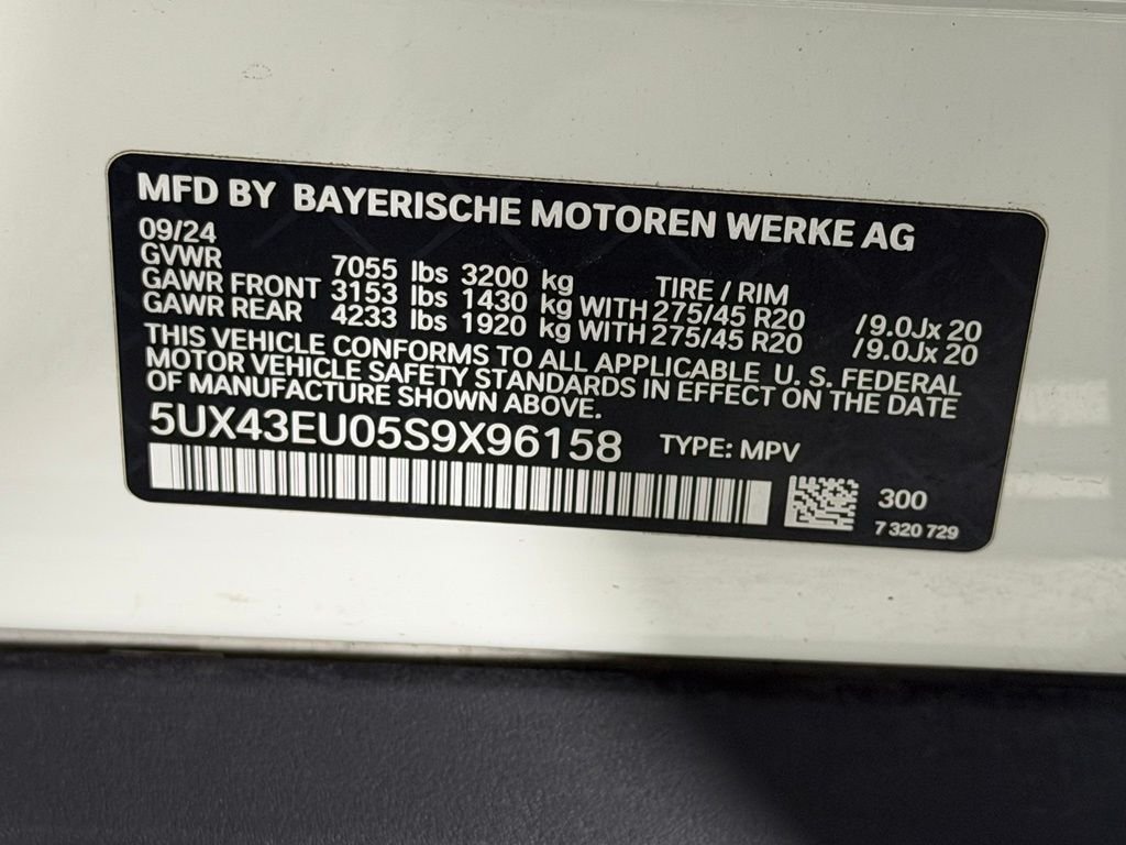 Certified Used 2025 White BMW xDrive50e image 39