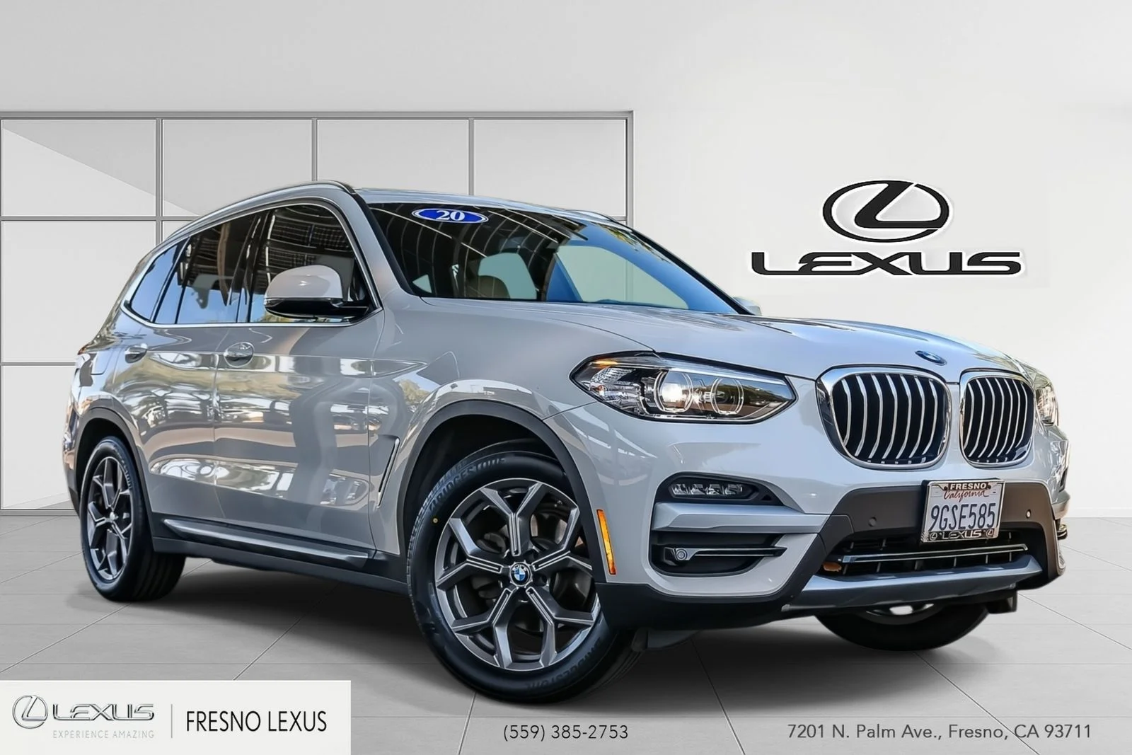シルバーX3 Pre-Owned 2020 BMW X3 sDrive30i 4D Sport Utility in Fresno