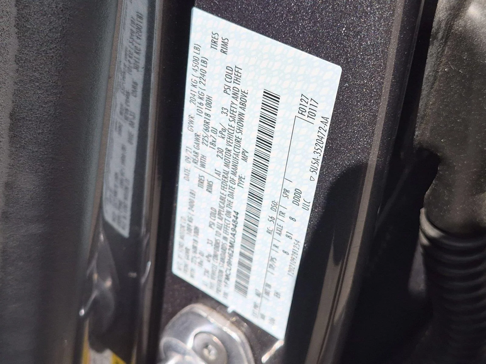 Used 2021 Carbonized Gray Metallic Ford SEL image 9