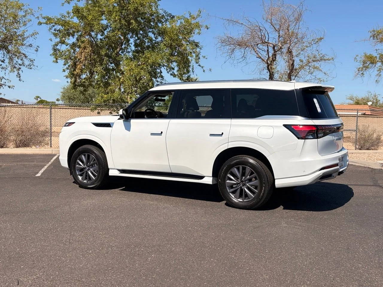 Certified Used 2026 Radiant White INFINITI Pure image 4