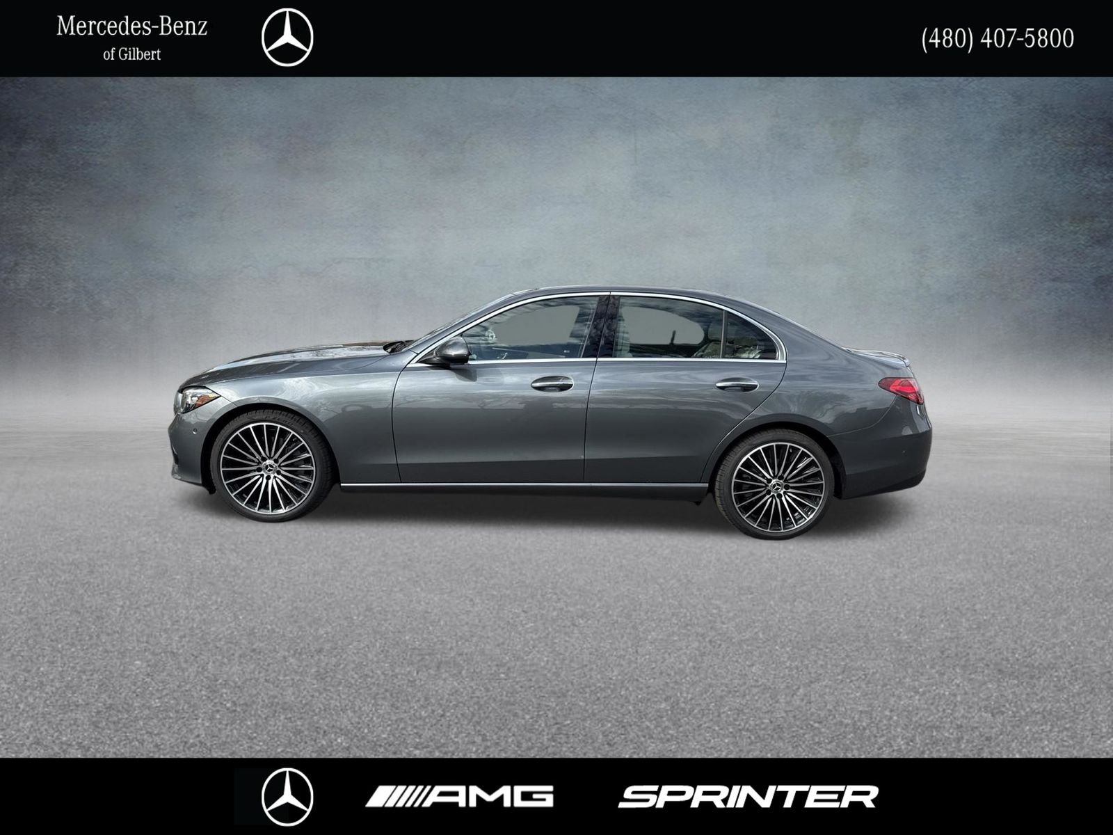 New 2026 Selenite Grey Metallic Mercedes-Benz C 300 image 3