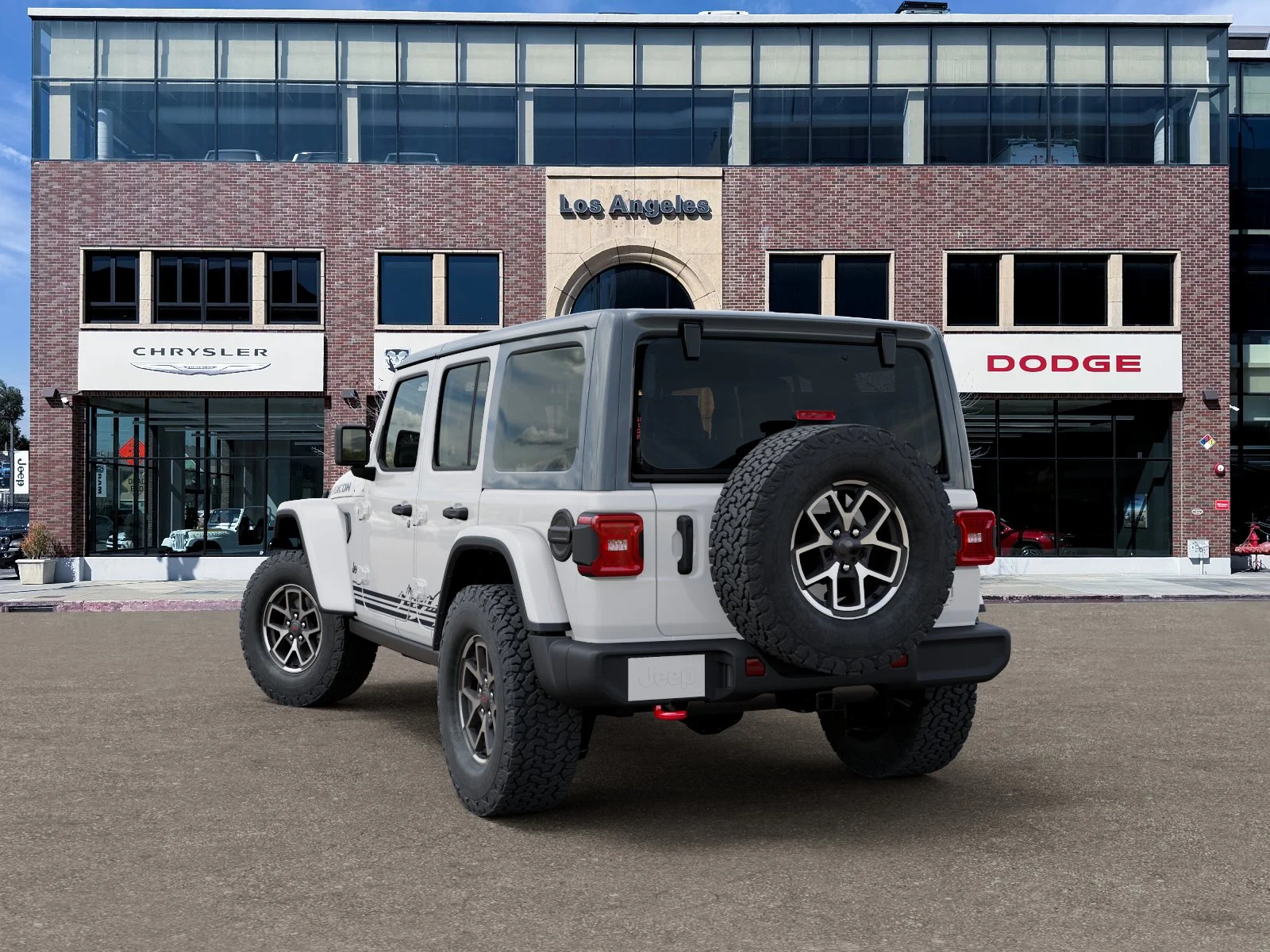 New 2026 Bright White Clear-Coat Exterior Paint Jeep Rubicon image 29